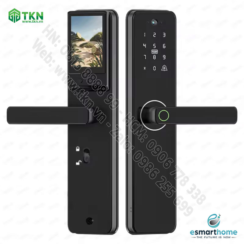 Khoá Camera, mobile APP, vân tay, thẻ, mật mã, chìa cơ ESH99TY150TYDSB 1