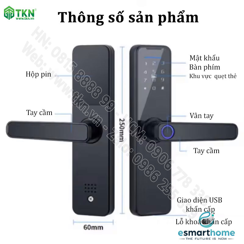 khoa thong minh van tay eSmartHome ESH99TY242TYESB 8