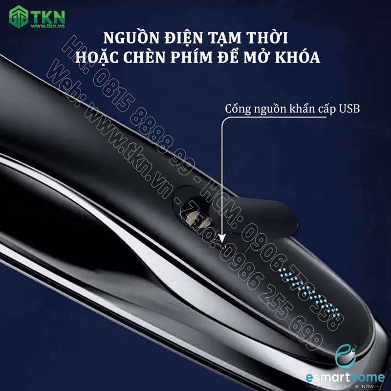 Khoá mobile APP, vân tay, thẻ, mật mã, chìa cơ ESH99TY254TYESY 4