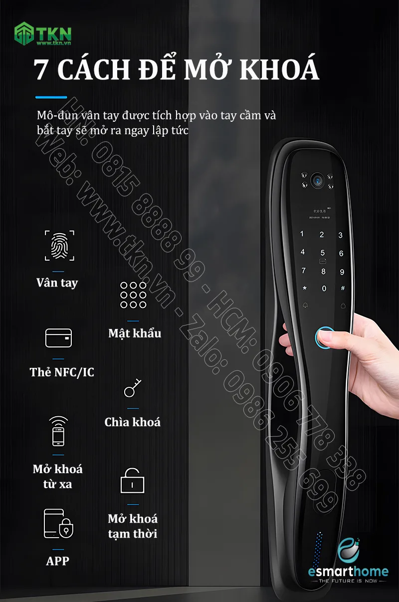khoa thong minh van tay smarthome app eSmartHome ESH99TY254TYESB 18
