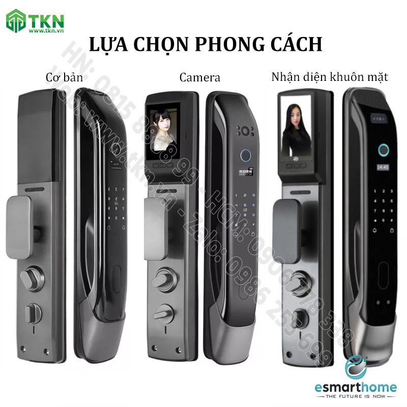 Khoá mobile APP, vân tay, thẻ, mật mã, chìa cơ ESH99TY256TYESY 2