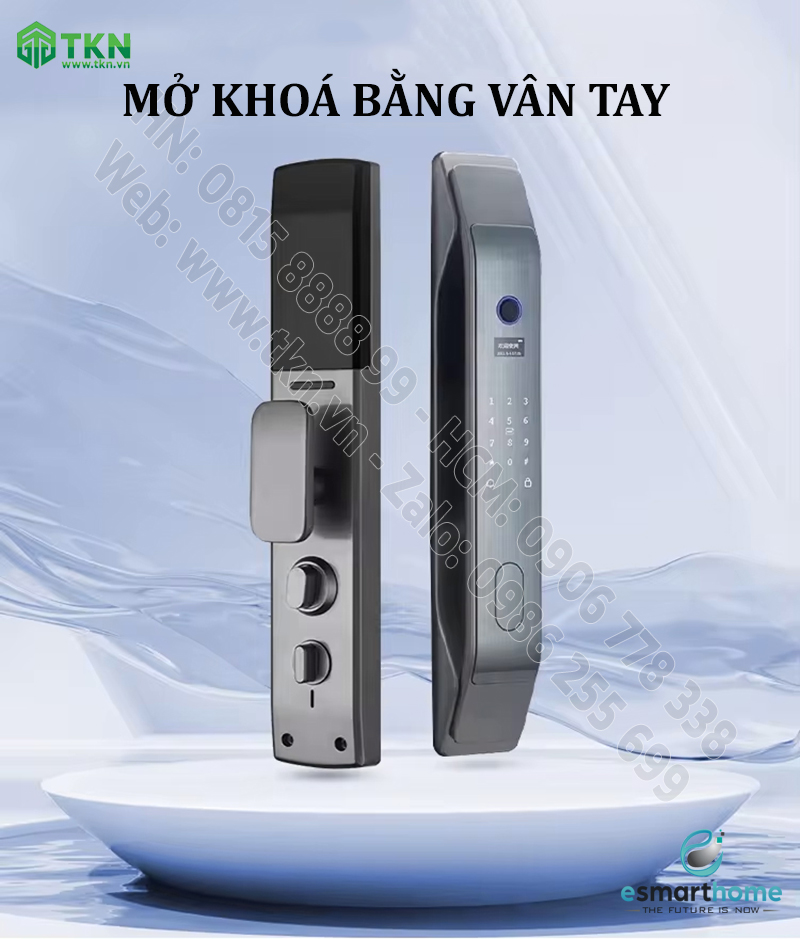 Khoá mobile APP, vân tay, thẻ, mật mã, chìa cơ ESH99TY256TYESY 4