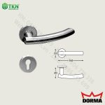 Khoá cửa tay gạt Dorma inox rỗng cao cấp dài TH135