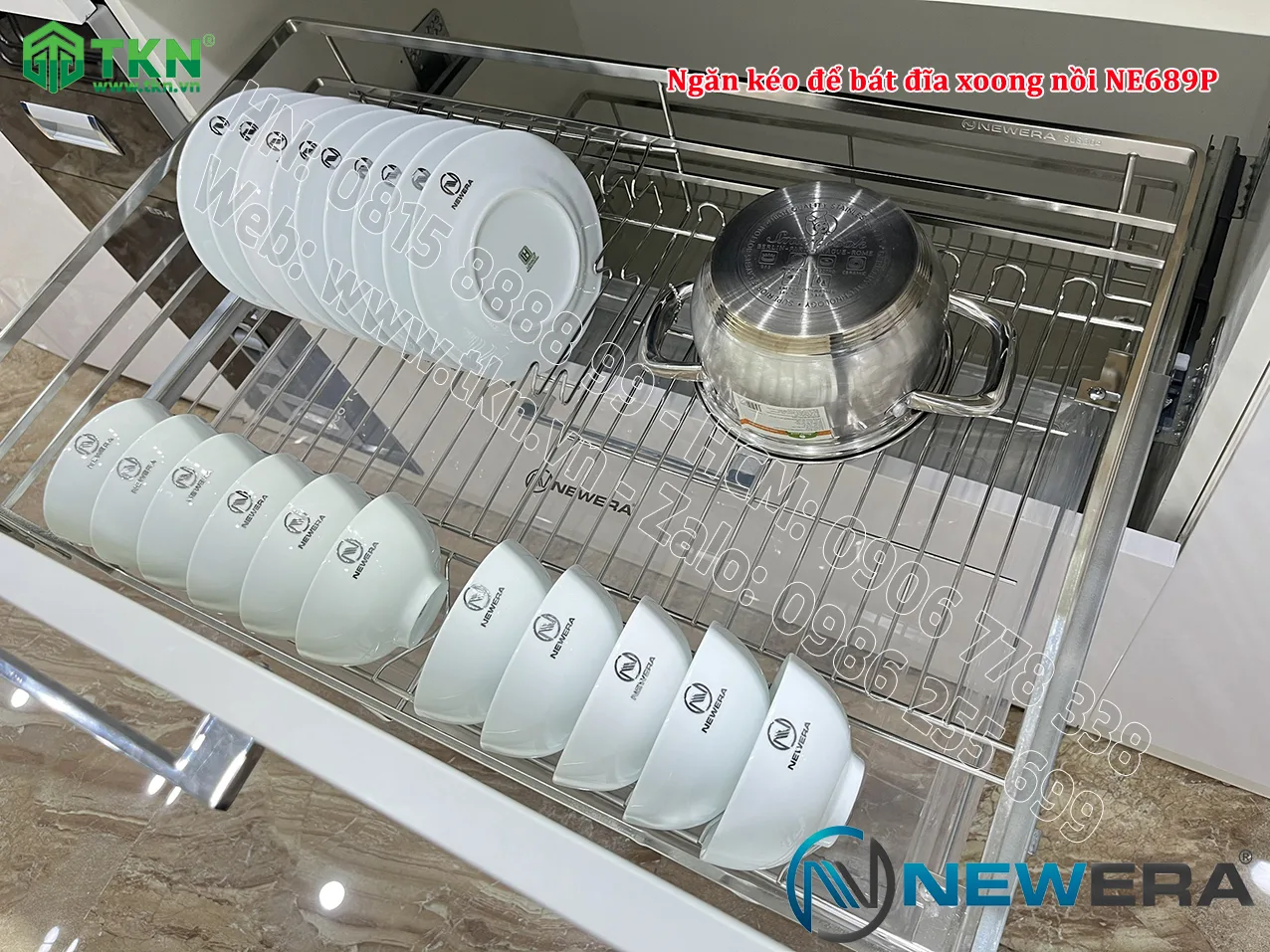 ngan keo de bat dia xoong noi newera ne689p 9