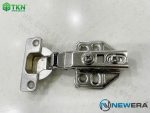 Bản lề NewEra cong nhiều, giảm chấn, lắp thường, piston đồng, thiết kế chống trượt cánh 629C