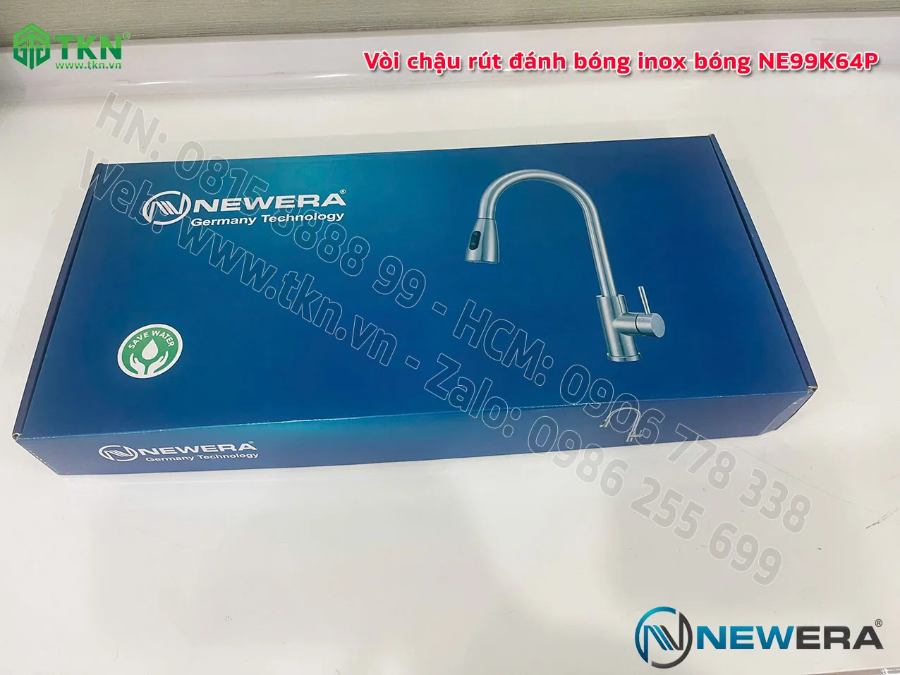 Voi chau rut danh bong inox bong newera NE99K64P 1