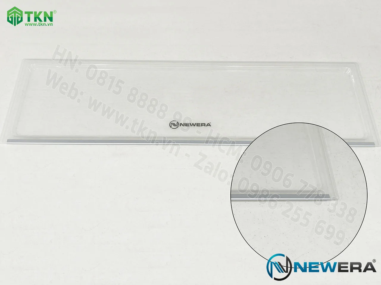 Giá để bát đĩa cố định NewEra 2 tầng inox 304 NE855.600L 9