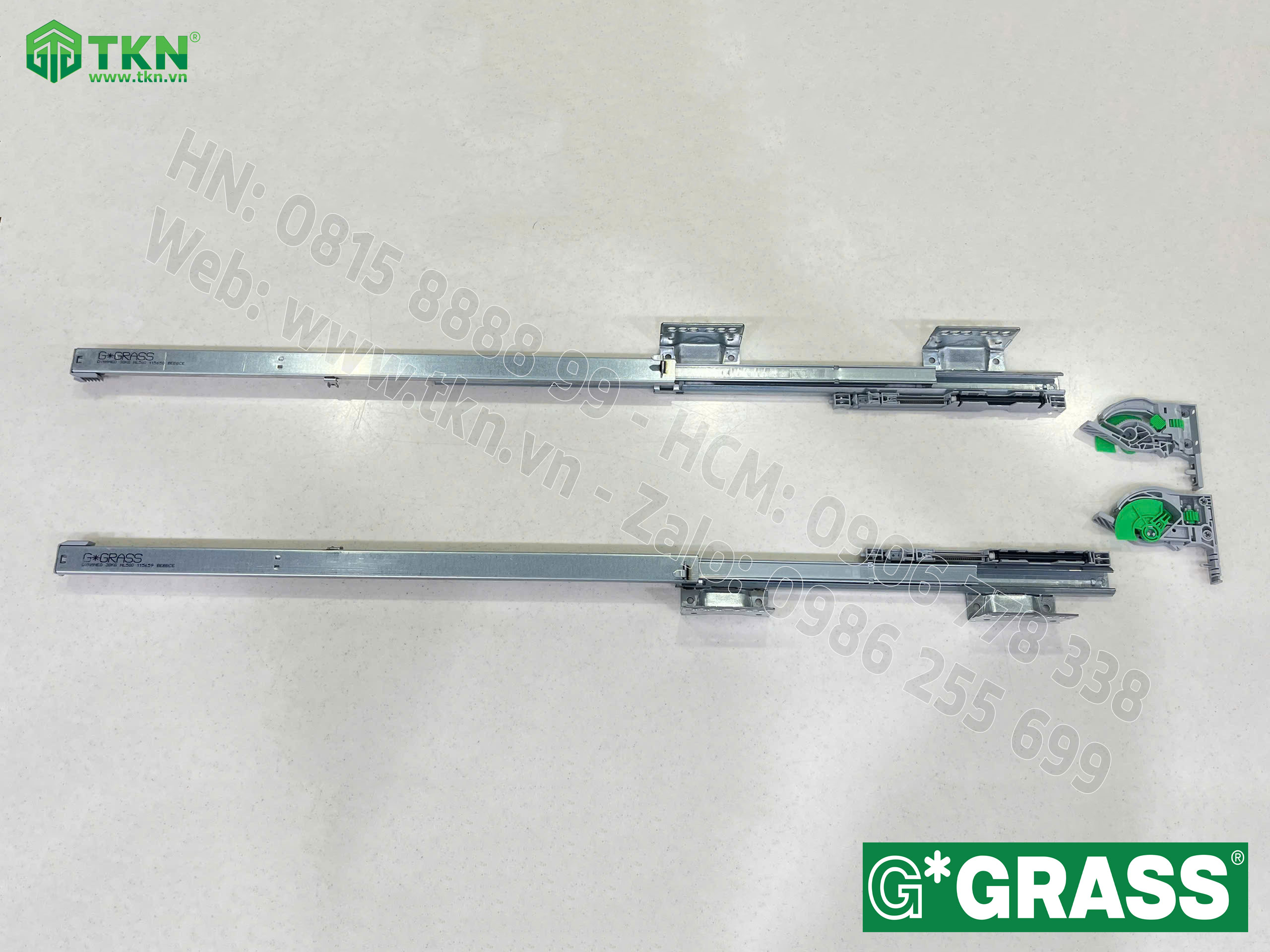 Ray trượt Grass Dynaneo EB 21, mở toàn phần, giảm chấn DN137.450F 7
