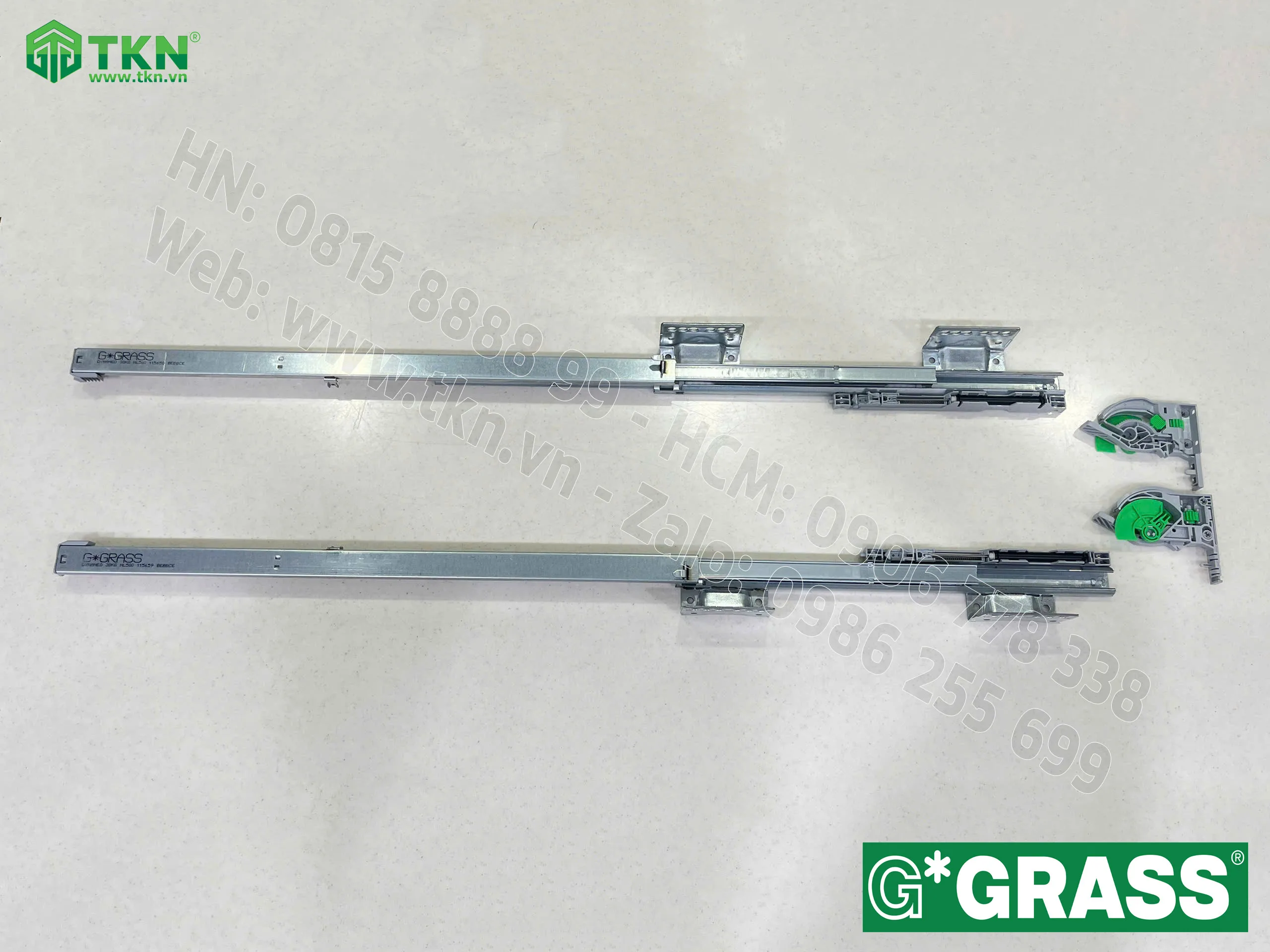 Ray trượt Grass Dynaneo EB 21, mở toàn phần, giảm chấn DN137.500F 7