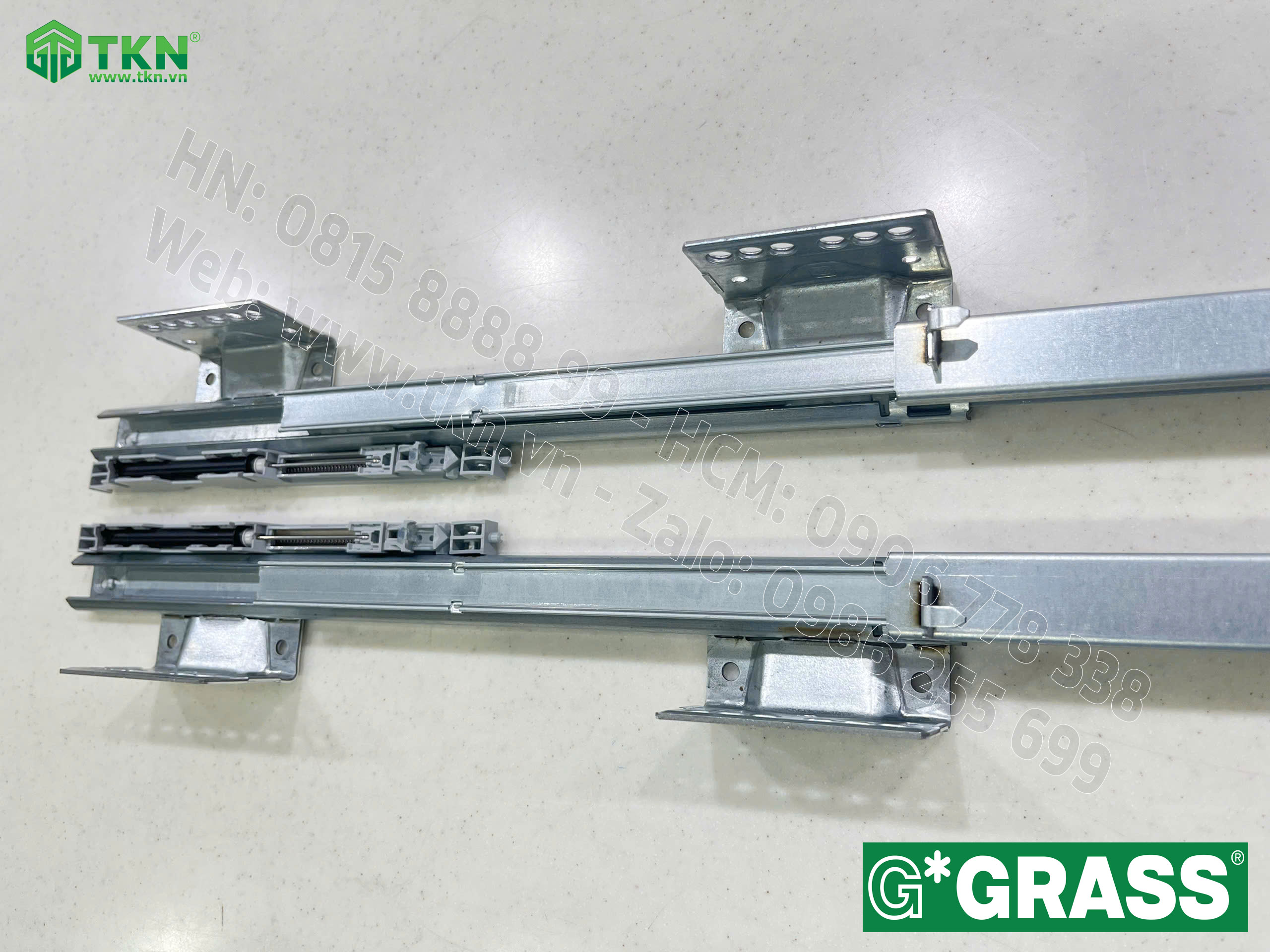 Ray trượt Grass Dynaneo EB 21, mở toàn phần, giảm chấn DN137.450F 6