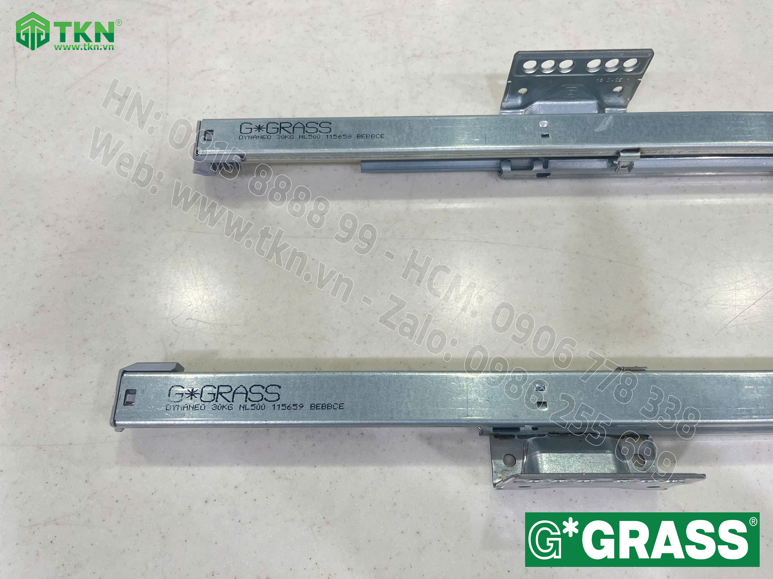 Ray trượt Grass Dynaneo EB 21, mở toàn phần, giảm chấn DN137.450F 3