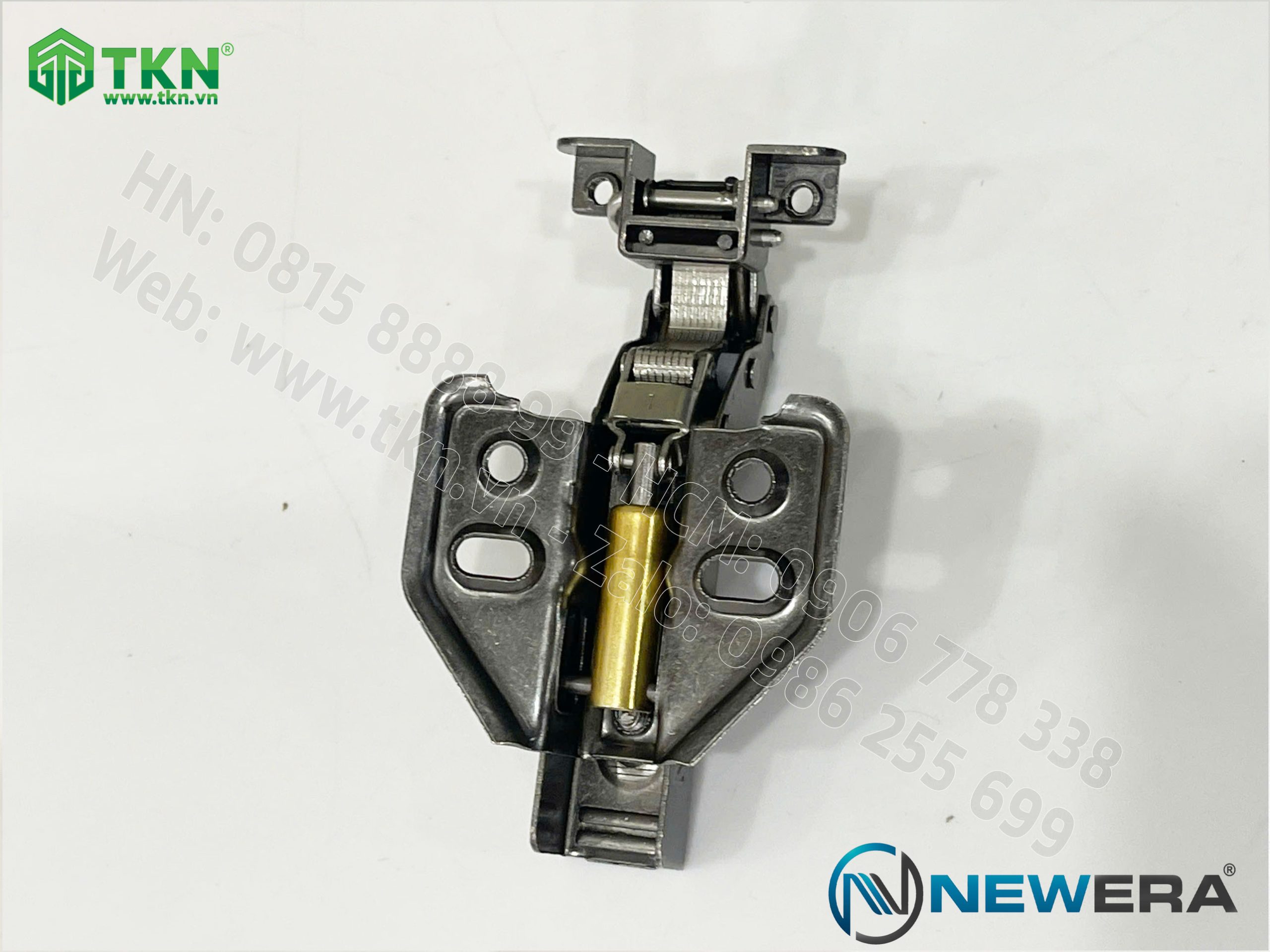 Bản lề cong nhiều NewEra khung nhôm giảm chấn piston đồng dùng cho cánh kính khung nhôm 399C 5