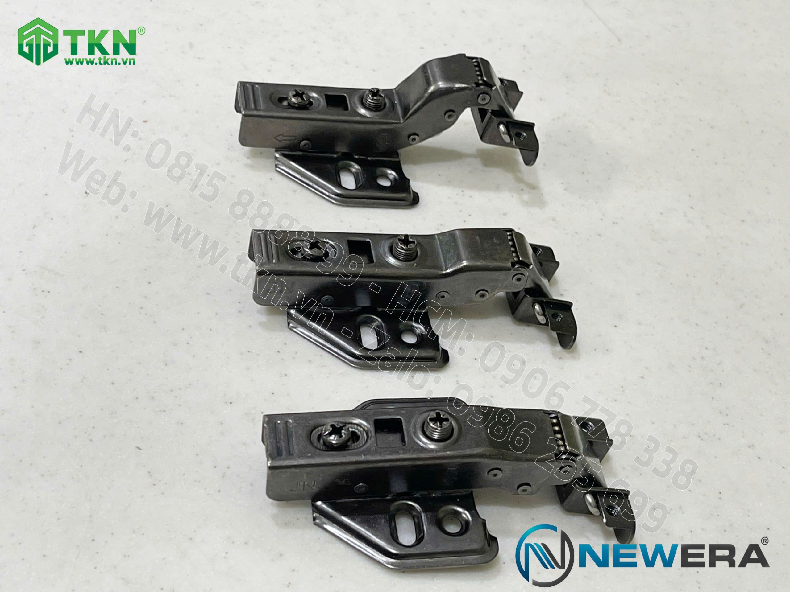 Bản lề cong nhiều NewEra khung nhôm giảm chấn piston đồng dùng cho cánh kính khung nhôm 399C 8