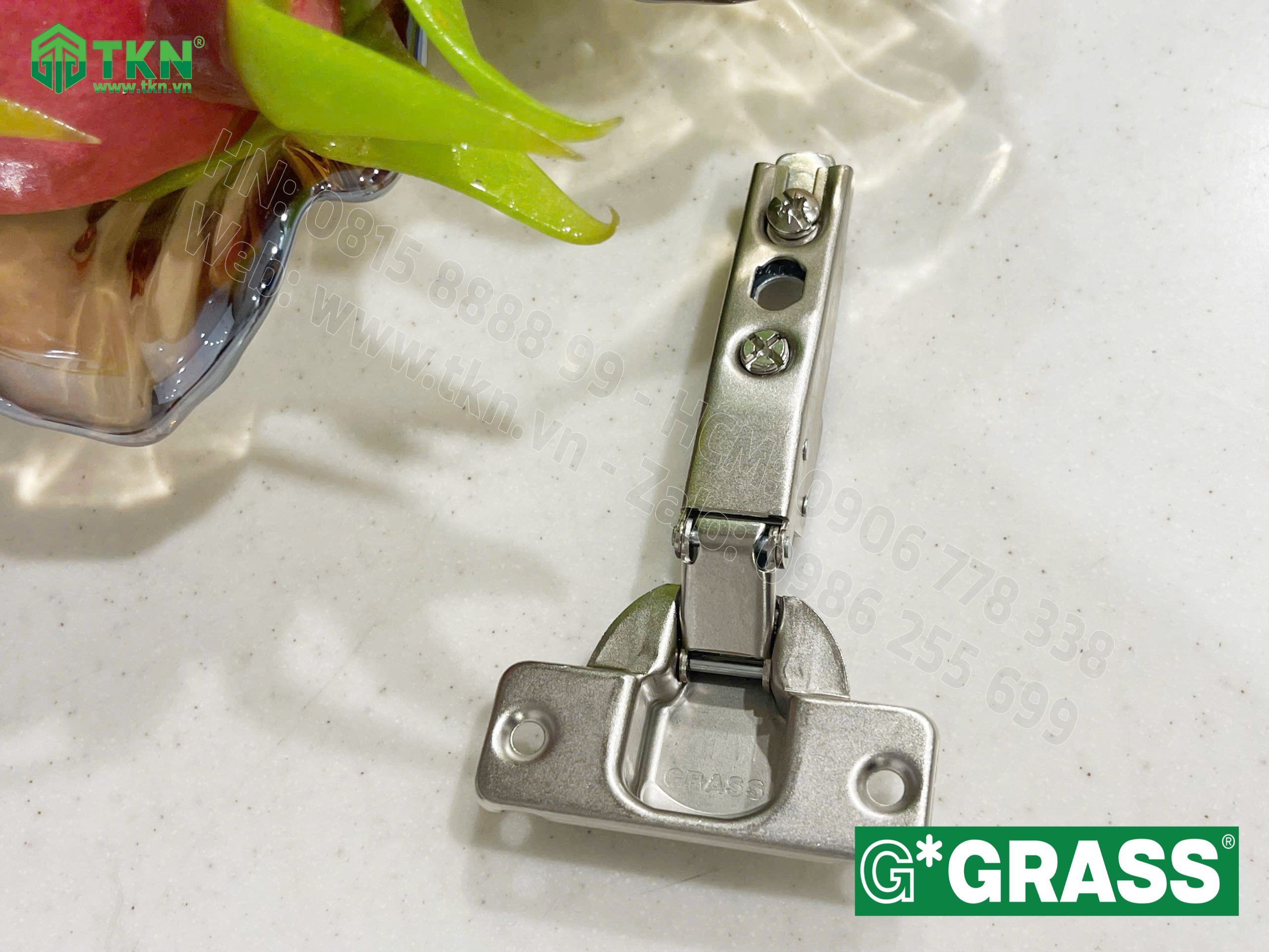 Bản lề bật thẳng Grass mở 100 độ CS04.0015 18