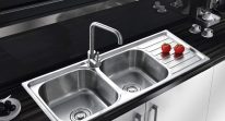 Chậu Rửa Đôi Inox 304 NewEra – Điểm Nhấn Sang Trọng Cho Không Gian Bếp