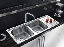 Chậu Rửa Đôi Inox 304 NewEra – Điểm Nhấn Sang Trọng Cho Không Gian Bếp