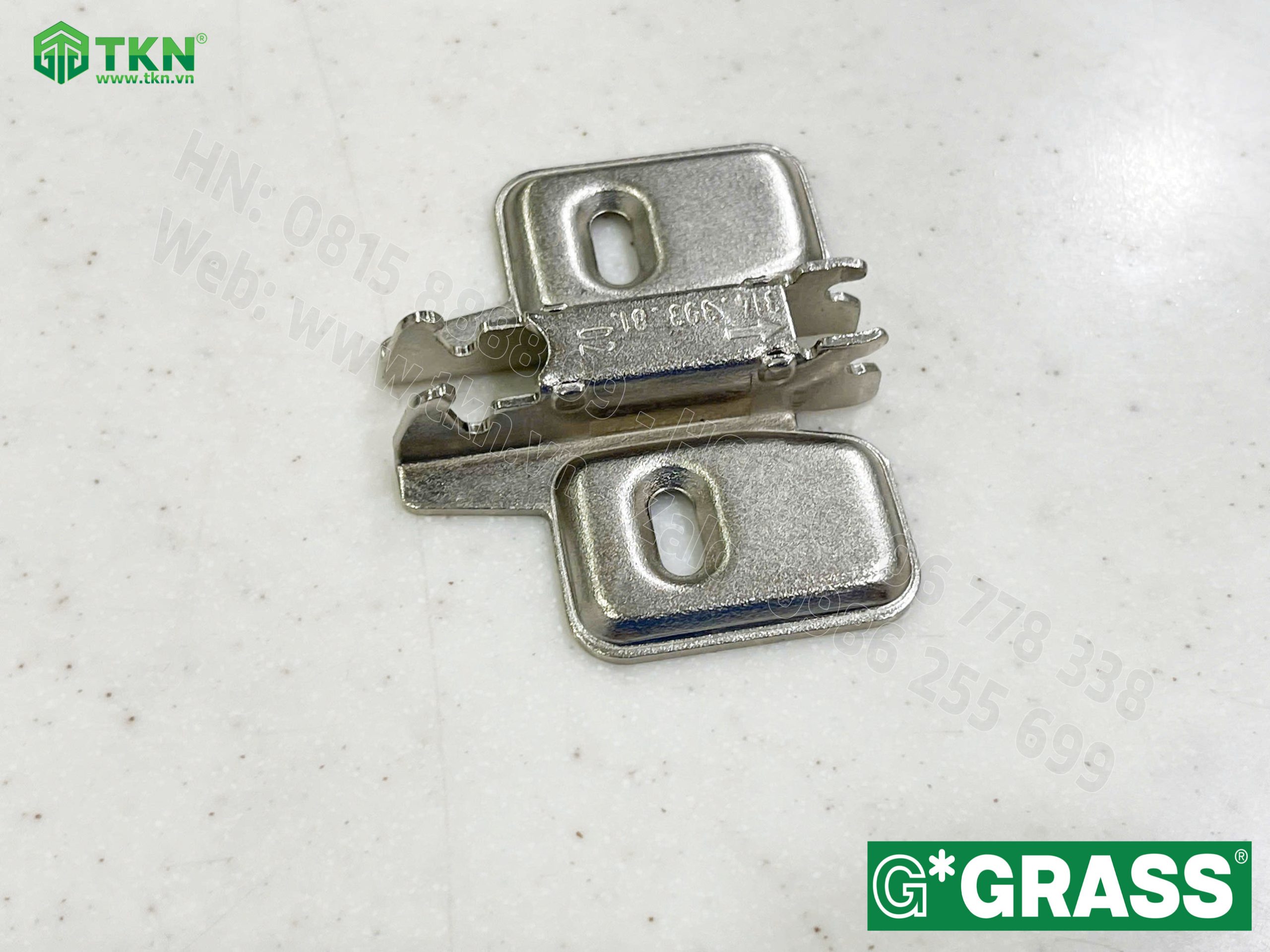 Đế bản lề tủ bếp Grass Nexis MP04.0015CS lắp nhanh 8