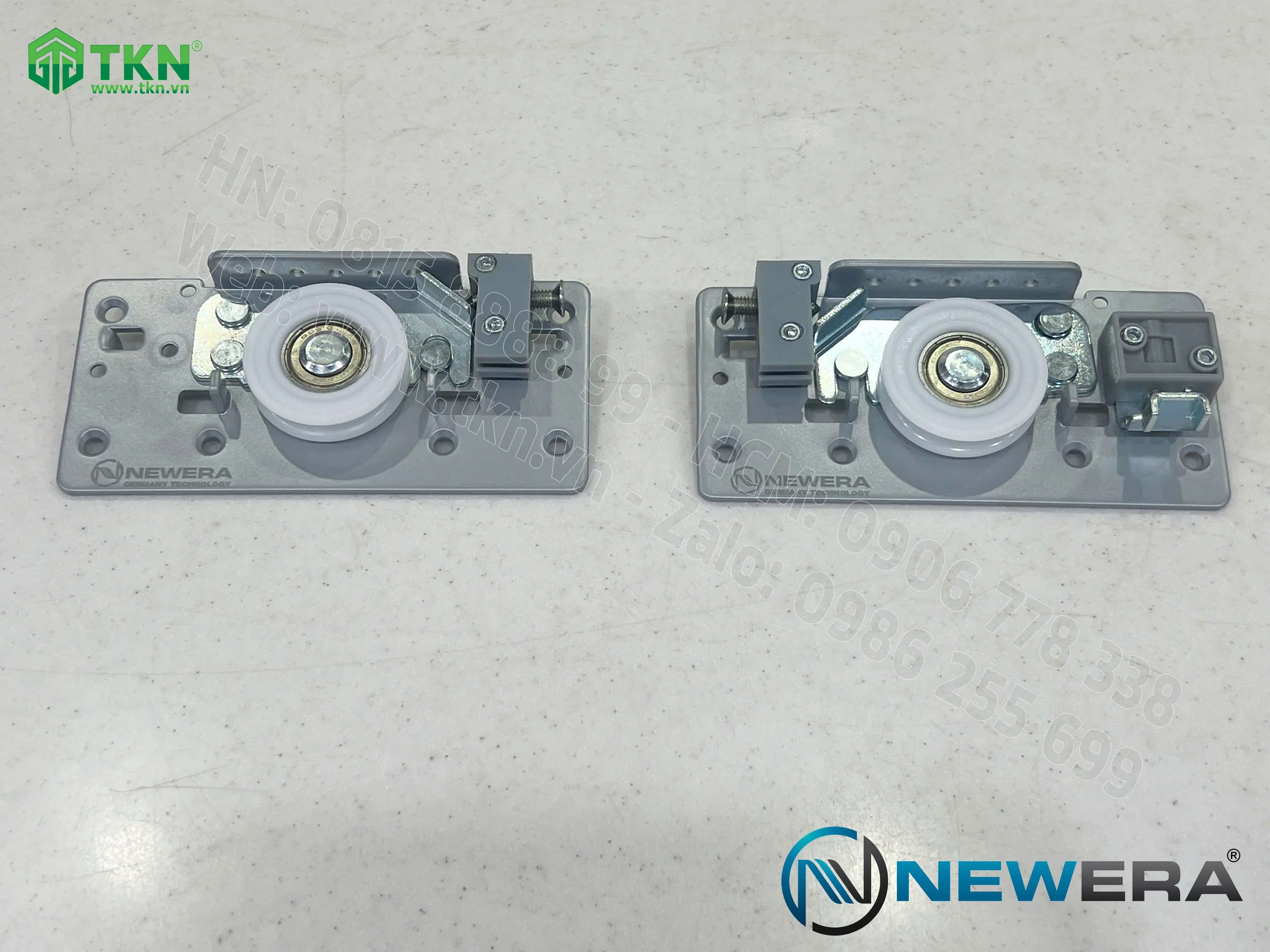 Phụ kiện cánh trong cửa lùa NewEra có giảm chấn tải trọng 70kg NE445IS 8