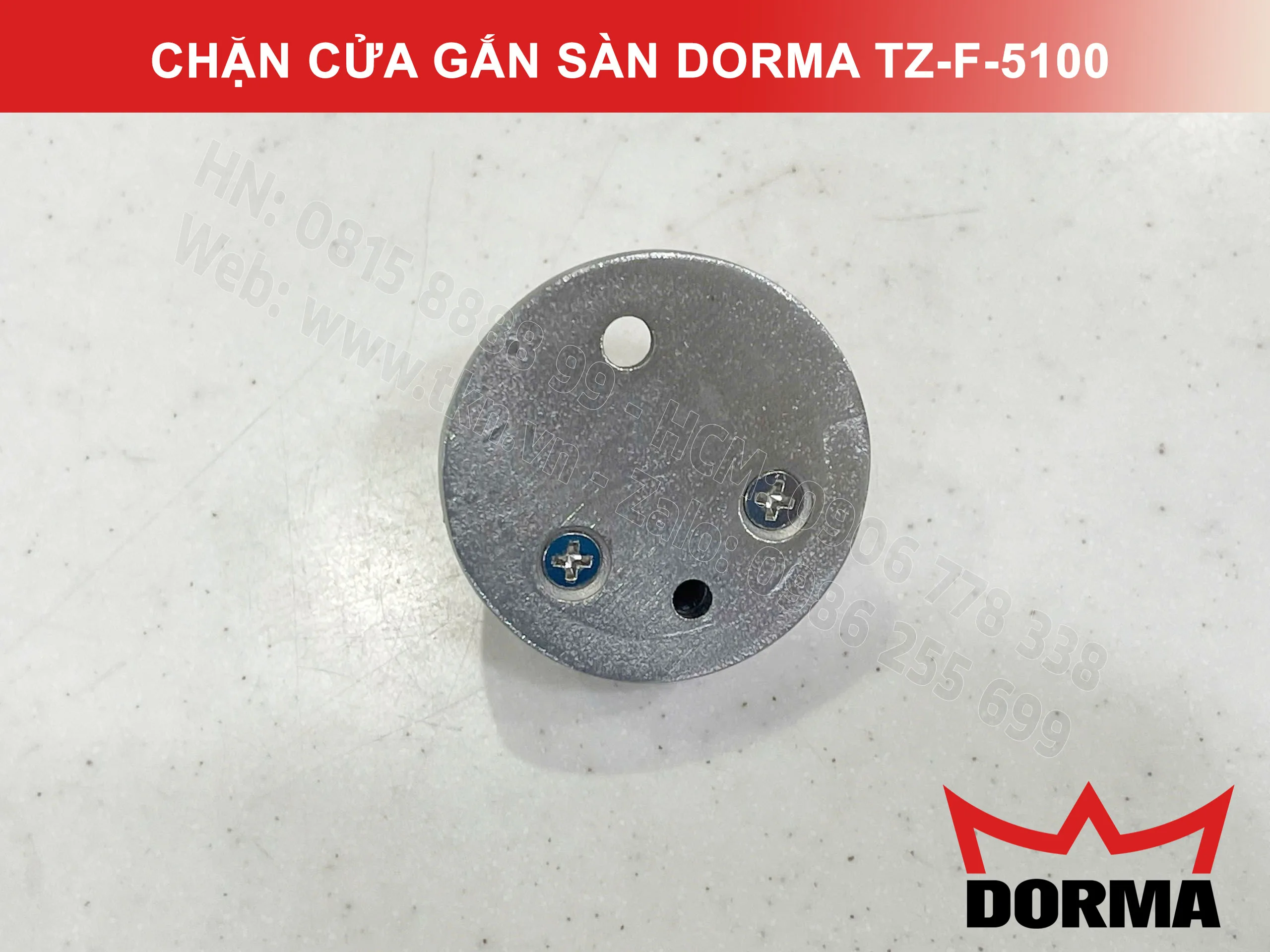 Chặn cửa gắn sàn Dorma inox 304 TZ-F-5100 7