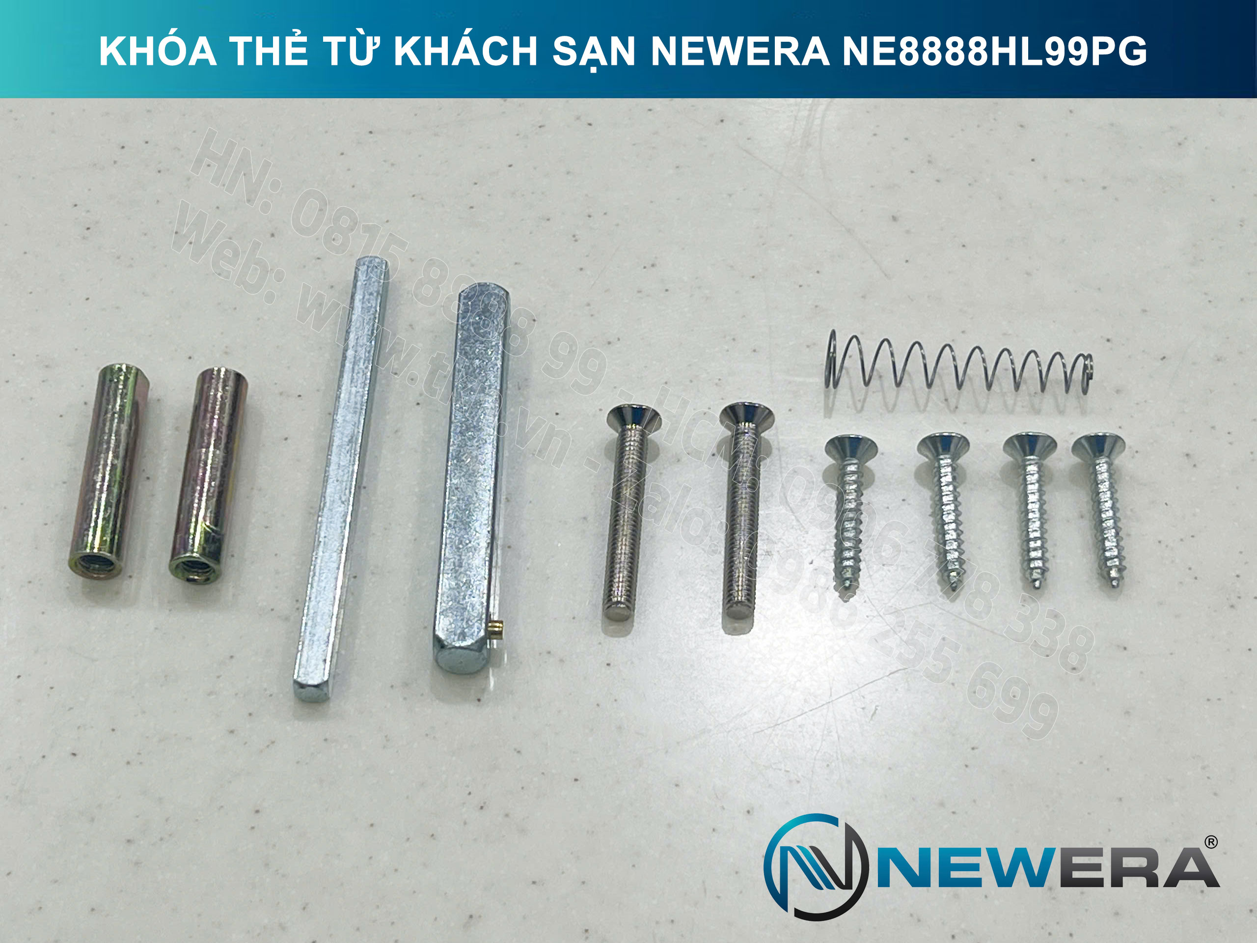 Khóa thẻ từ khách sạn NewEra NE8888HL99PG 14