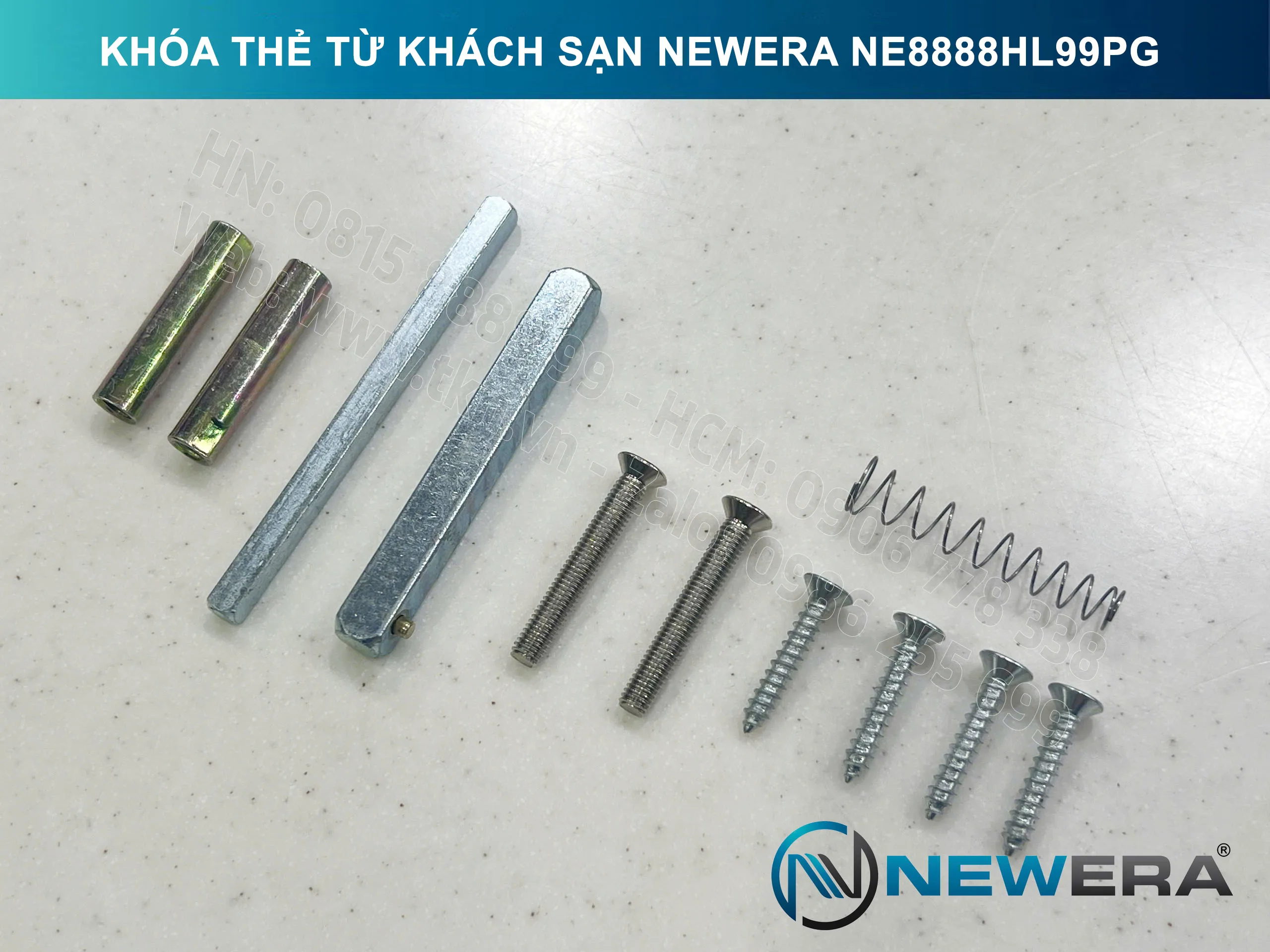 Khóa thẻ từ khách sạn NewEra NE8888HL99PG 15