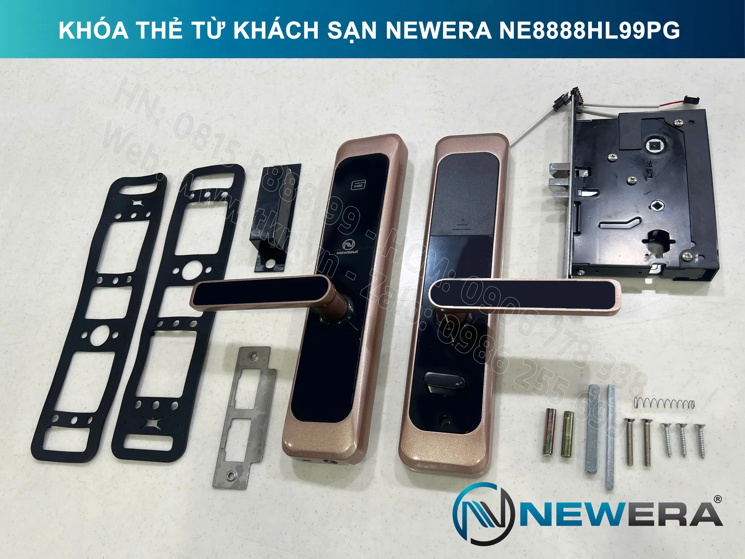 Khóa thẻ từ khách sạn NewEra NE8888HL99PG 5