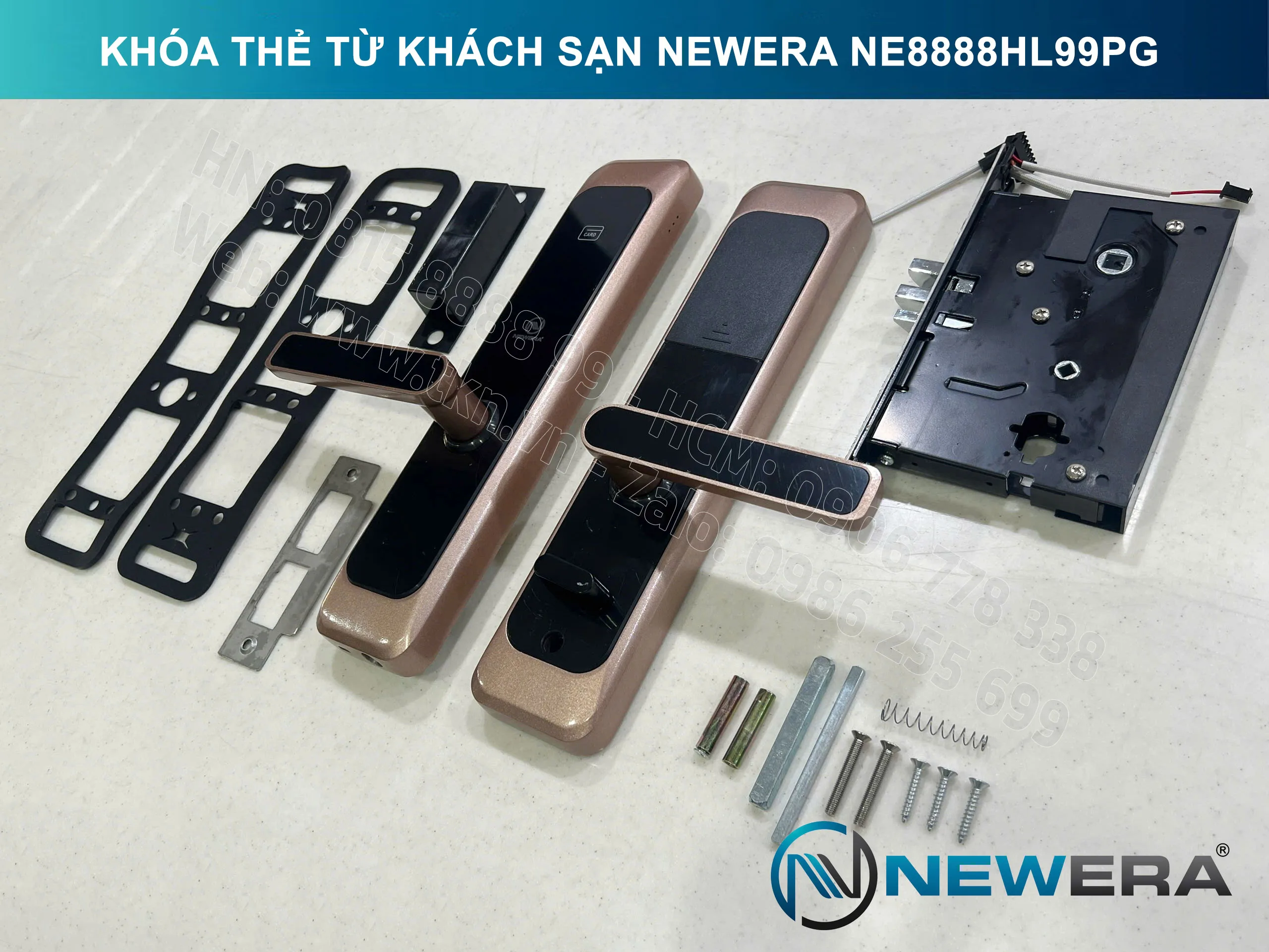 Khóa thẻ từ khách sạn NewEra NE8888HL99PG 4