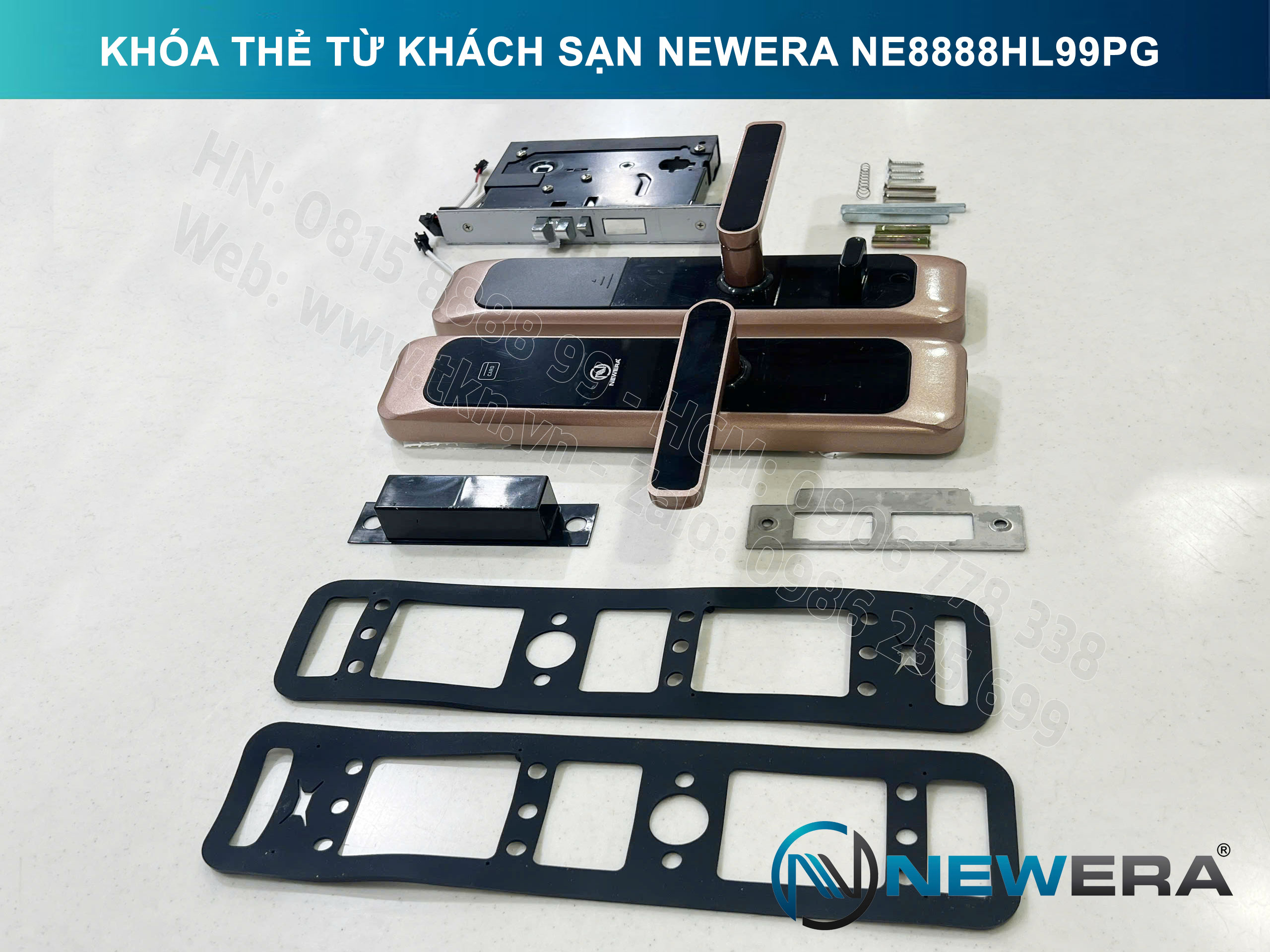 Khóa thẻ từ khách sạn NewEra NE8888HL99PG 3