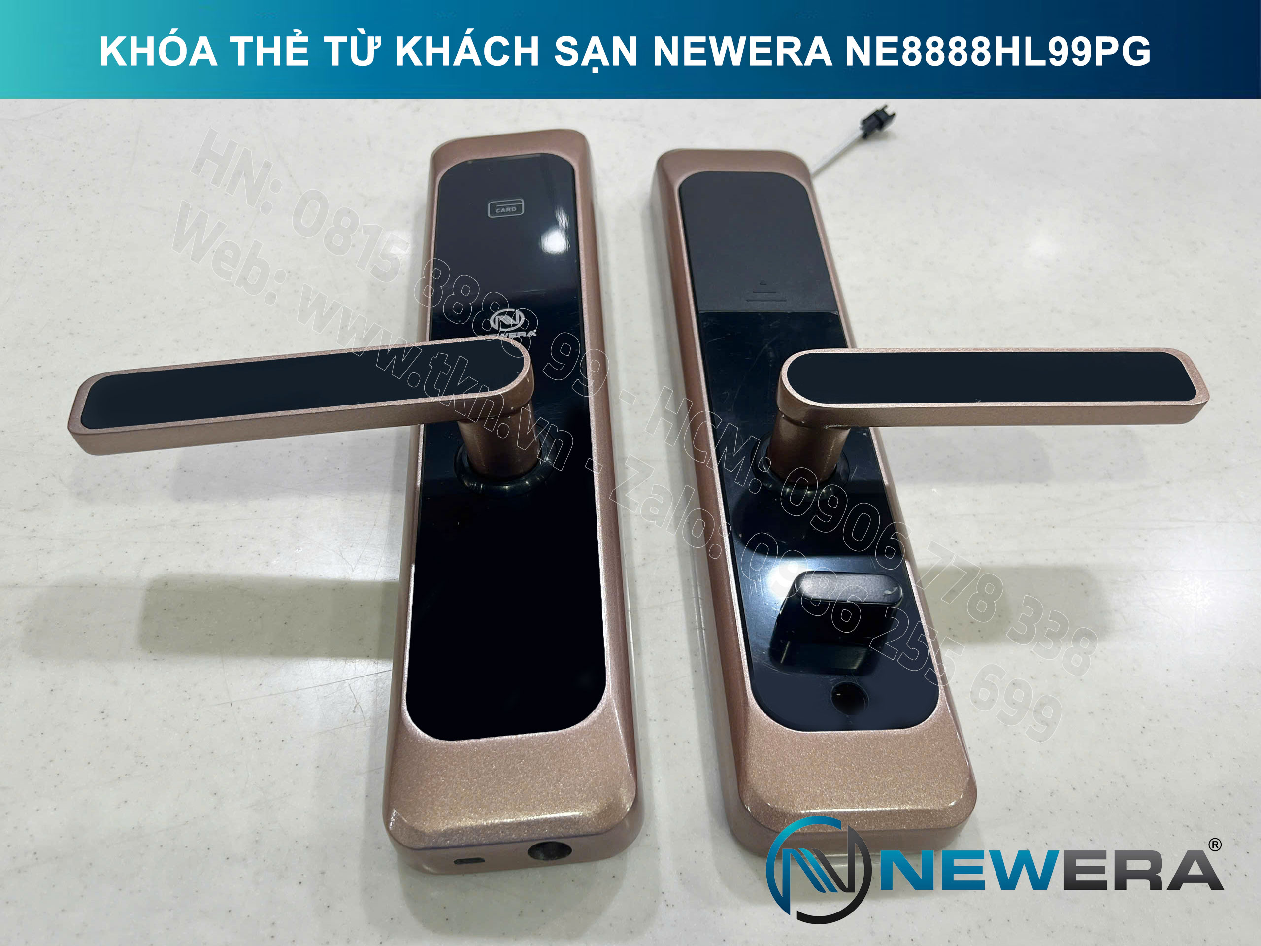 Khóa thẻ từ khách sạn NewEra NE8888HL99PG 8