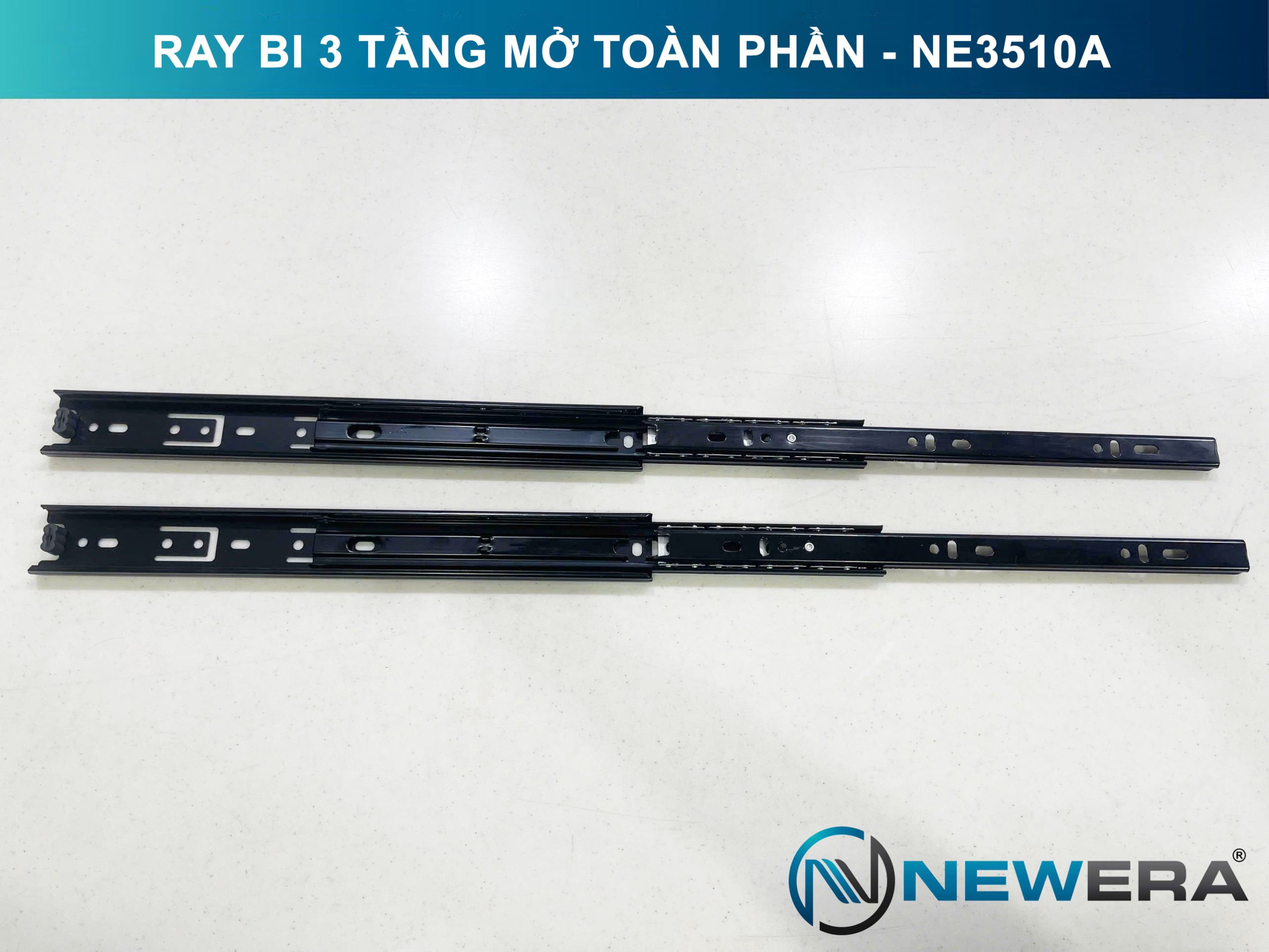 Ray bi 3 tầng NewEra mở toàn phần 500mm NE3510.500A