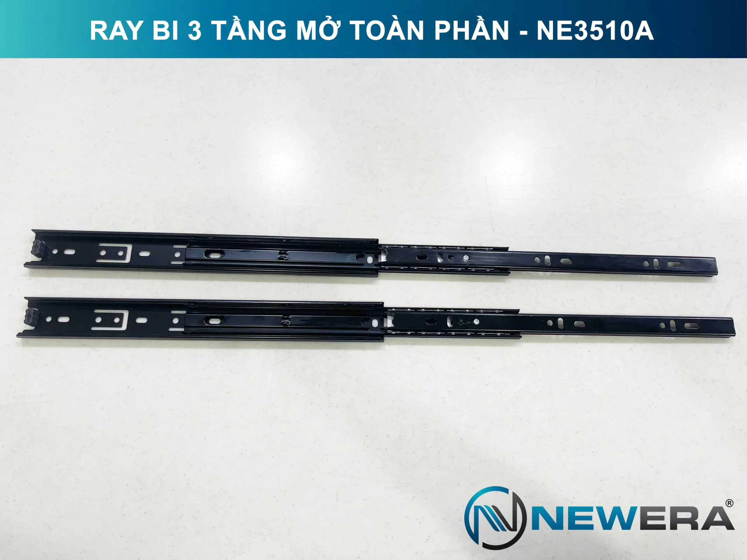 Ray bi 3 tầng NewEra mở toàn phần 500mm NE3510.500A