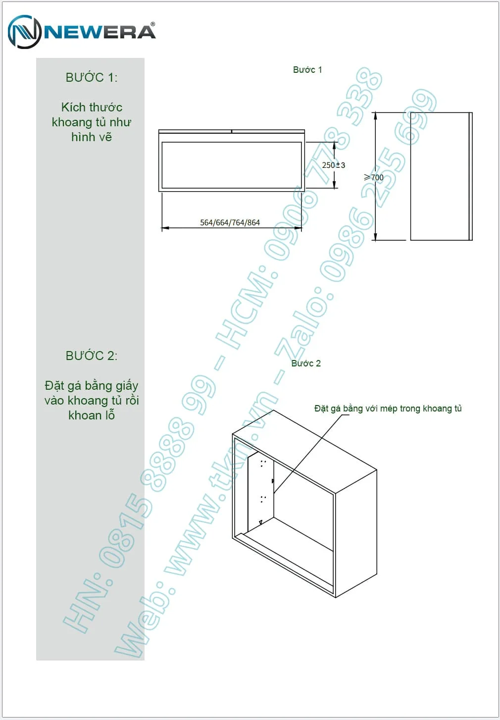 Giá bát nâng hạ điện thông minh NewEra