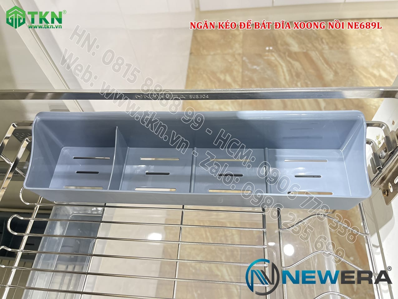 Ngăn kéo xoong nồi-Giá đựng bát đĩa NewEra