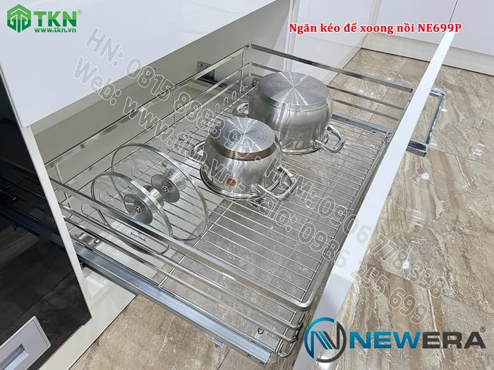 Ngăn kéo xoong nồi-Giá đựng bát đĩa NewEra