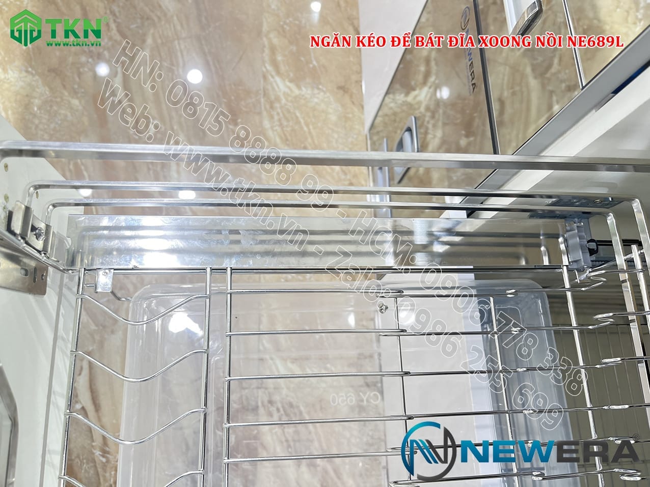 Ngăn kéo xoong nồi-Giá đựng bát đĩa NewEra