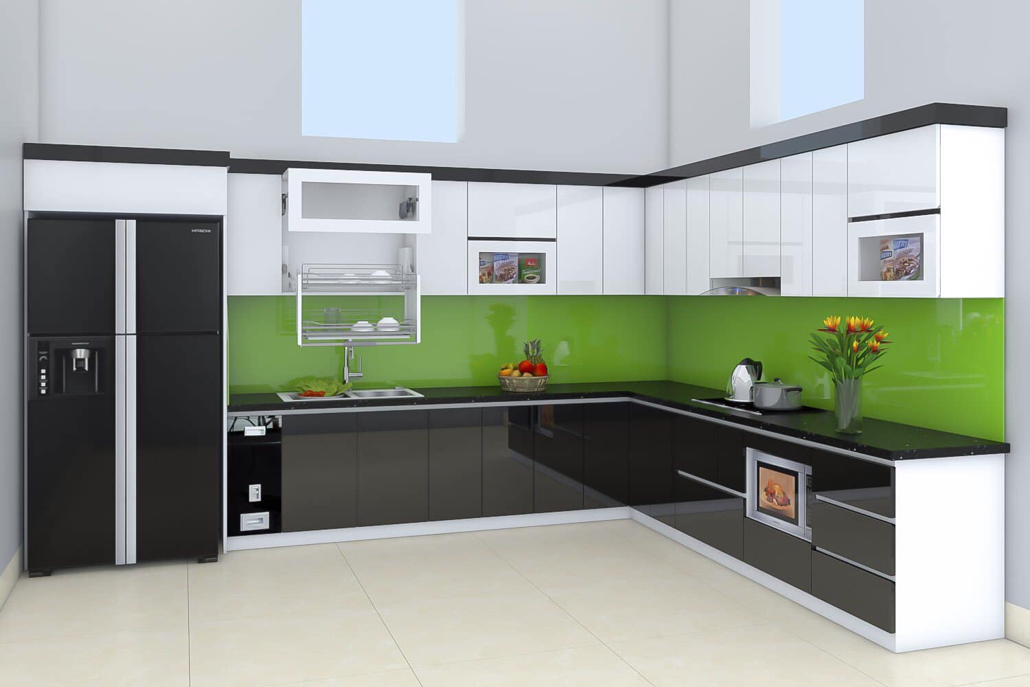 bep dep voi gia bat nang ha newera