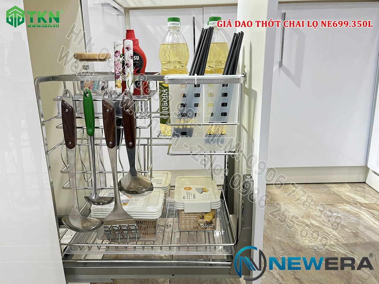 Giá dao thớt inox 304 NewEra NE699