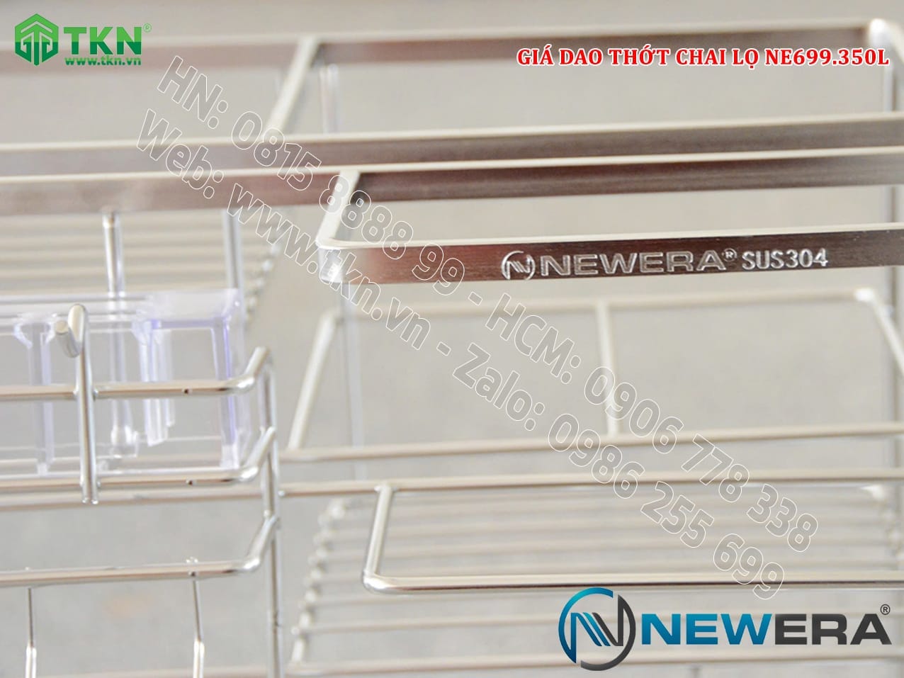 Giá dao thớt inox 304 NewEra NE699