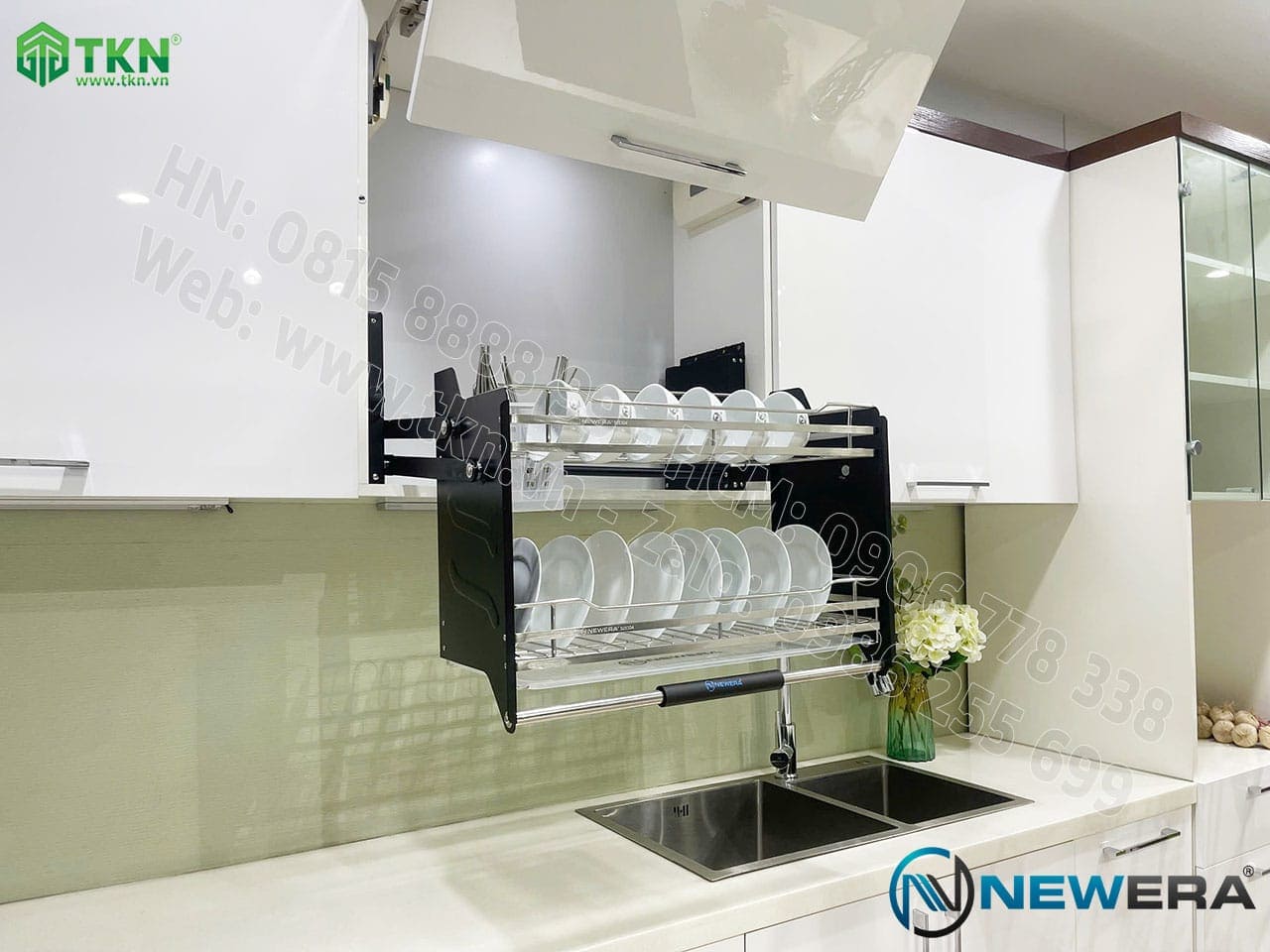 Giá bát nâng hạ NewEra kết hợp tay nâng Grass F-20