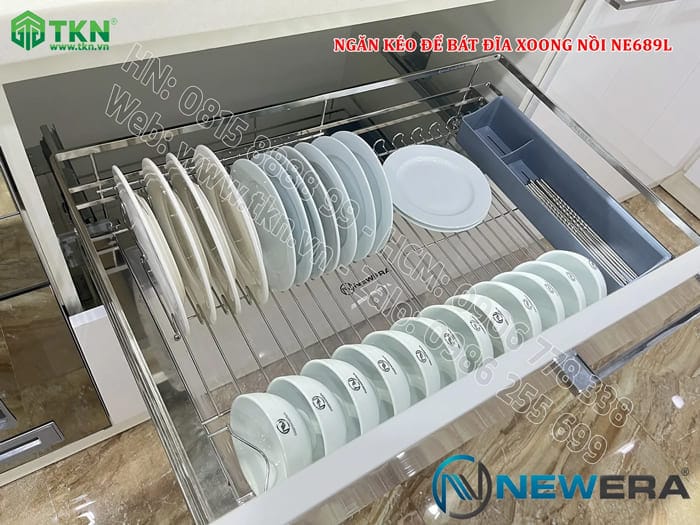 Ngăn kéo xoong nồi-Giá đựng bát đĩa NewEra
