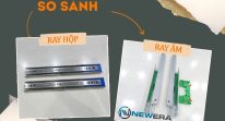 So Sánh Các Loại Ray Trượt NewEra: Ray Trượt Âm vs. Ray Hộp – Nâng Tầm Đẳng Cấp Ngăn Kéo Của Bạn