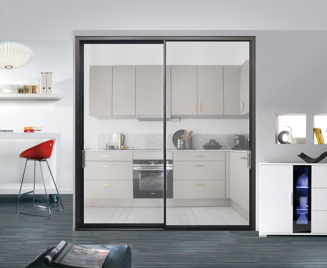 Phụ Kiện Cửa Lùa Tủ Bếp NewEra: Giải Pháp Thông Minh Tối Ưu Diện Tích Cho Căn Hộ Chung Cư Nhỏ