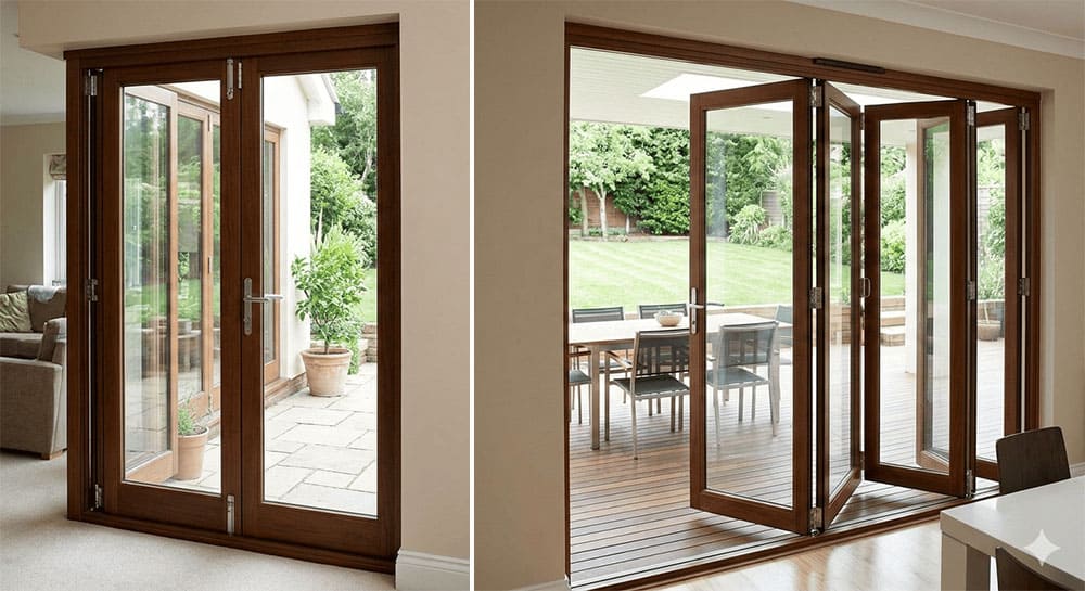 So Sánh Hệ Cửa Gấp 2 Cánh Và 4 Cánh: Khi Nào Nên Sử Dụng Giải Pháp Nào Để Tối Ưu Không Gian?